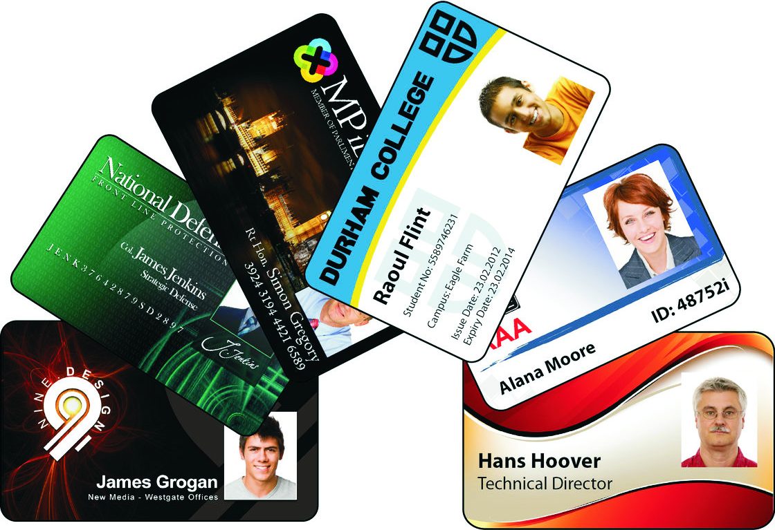 Printed identity cards