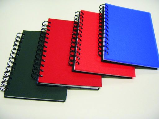 Finished spiral bound books